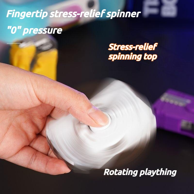 Elegant Fidget Lighter: Foldable Windproof Flame with Gyroscope for Stress Relief