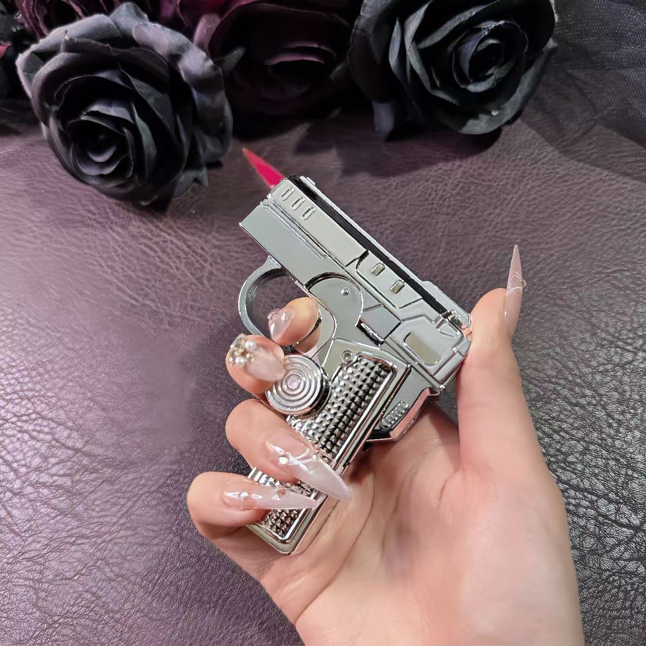 [Foxlume] Ladies's  fingertip gyroscope butane lighter[Without Butane]