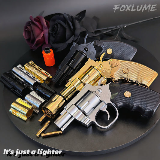 Revolver Butane Lighter | Windproof  Adjustable