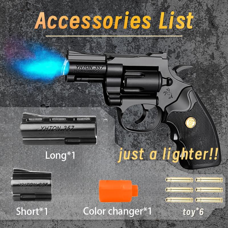 [Foxlume] Revolver Metal Lighter